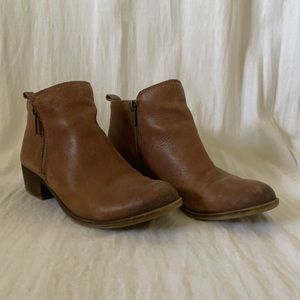 Lucky Brand Leather Booties